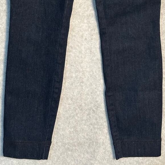 Tory Burch Sz 28 Pull On‎ Stretchy Denim Legging Dark Wash Jegging Elastic Waist - Picture 12 of 14